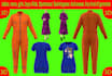 make garments 3d design and animation video as a design