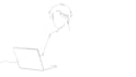 create a simple line art animation from your image
