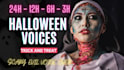 do scary horror witch voice overs for halloween