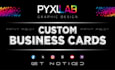 create custom print ready business cards