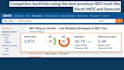 do competitor backlinks research and create manually