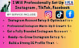 create usa instagram account, usa tiktok account, usa facebook account for you