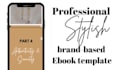 design and lay out a branded, stunning pdf ebook file
