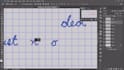 customize a text based on a real handwritten