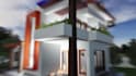 create stunning modern exterior 3d design render for your dream home