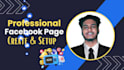 do facebook page create and setup