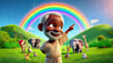 design 3d pixar style cartoon character, talking avatar, logo, animation