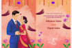 design and hand draw  indian wedding and festive invitation card