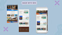 help you design a creative website on wix or wordpress