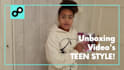 unbox your product teenager girl, in style