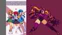 design nsfw pixel character, nsfw pixel art, sprite sheet, nsfw animation
