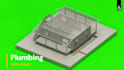 create architectural construction plumbing detail animation