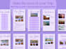 create fully editable travel itinerary templates in canva