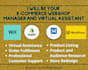 build, manage, design, virtual assist your wix, shopify website or store