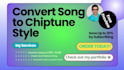 convert your song to 8, 16 bit version