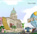 do illustrate landmark and brand  advertorial for your brand