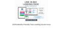 design a professional link in bio landing page for your brand