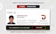 design clickable HTML email signature and animated email signature
