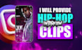 create hip hop interview clips for your brand