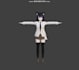 do 3d vrchat vroid avatar character in anime style