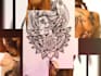 professional tattoo design black and white or color