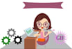 create professional GIF animation from image or text