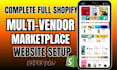 create shopify multi vendor ecommerce marketplace website multivendor website