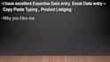 find email lists address, excel data entry, doc formatting