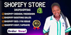 edit update shopify dropshipping store redesign design clone audit fix issues