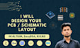 create pcb design and schematic for your electronics project