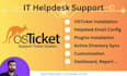install and setup osticket customer support portal