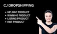 creat  complete shopify cj  dropshipping store
