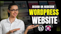 build, rebuild, redesign wordpress website
