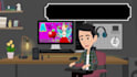 create 2d animated cartoon stories and explain ad video