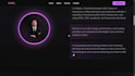 design a professional portfolio website