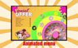 design digital menu and animated menu of coffee shop or restaurant