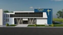do church design  elevation 3d rendering  interior design