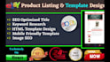do seo ebay listing with html template design