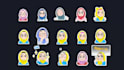 do animation for sticker emoji