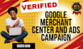 setup google merchant center fix issues and shopping ads campaign