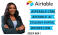 airtable database, airtable interface, softr crm, client portal, softr webapp