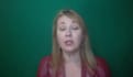 create greenscreen spokesperson video