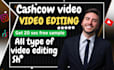 do professional cashcow  video editing shorts and long