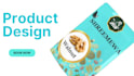 design label, pouch or box packaging with all files in 2 day