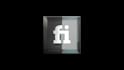 make a glossy reflection logo video loop