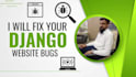 fix bugs in your html,css,javascript, python django website