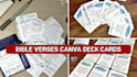 do affirmation canva quote tarot bible verses deck cards, typography etsy prints