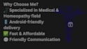 create and edit engaging medical or homeopathic content
