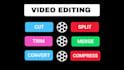 professionally edit, cut, split, compress, convert, merge videos
