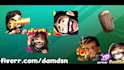 make animated emotes for twitch contact me first